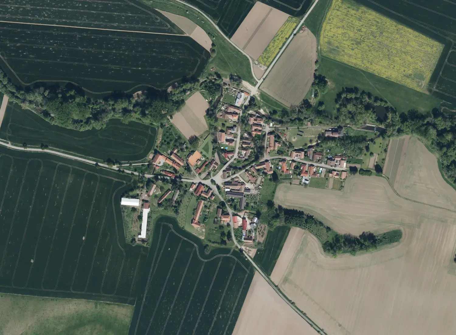Malebný pohled na Blížňovice